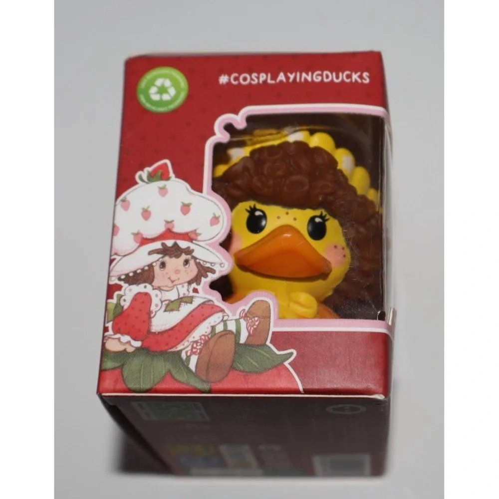 Tubbz STRAWBERRY SHORTCAKE Mini Rubber Scented Ducks Lot of 4 NEW